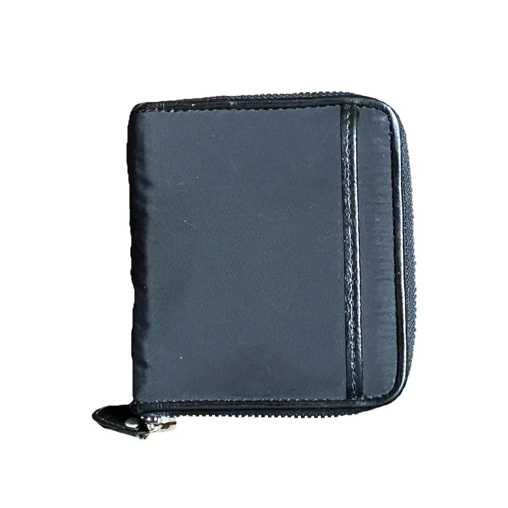 Brighton Bifold Wallet  Multi Packets Black Leather Inside ID Card Holder